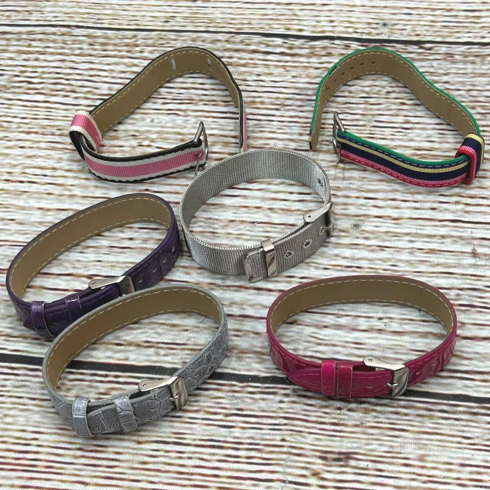 Gossip Interchangeable 2-Watch Set 2 Heads 6 Bands Gold Silver Tone Multi Tested